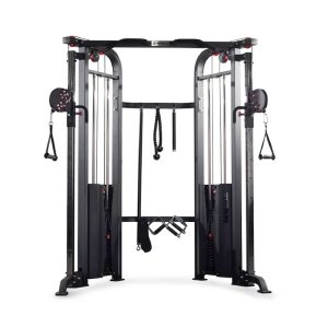 Titan Fitness's functional trainer against a white background