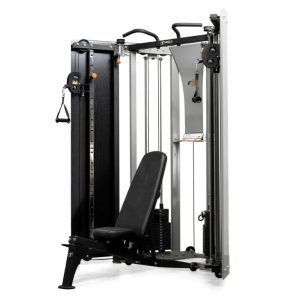 Torque Fitness's F9 fold-away functional trainer against a white background
