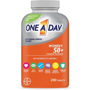 A bottle of One A Day multivitamins