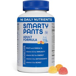 A bottle of SmartyPants Adult Formula multivitamin