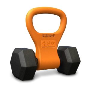 the kettle gryp adjustable kettlebell on a white backdrop