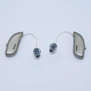 Close-up image of Jabra Enhance Select hearing aids