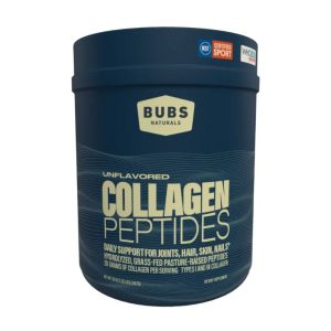 bubs naturals collagen peptides on a white background
