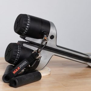 the maxpro portable home gym on a table