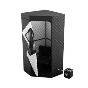 portable sauna saunabox on the white background