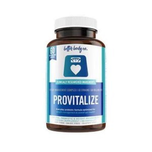 bottle of better body co provitalize probiotic