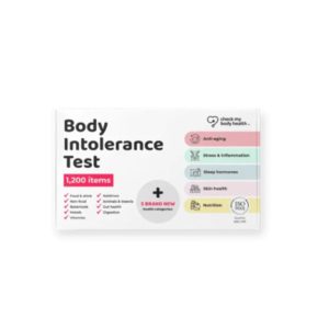 A Check My Body Health food sensitivity test.