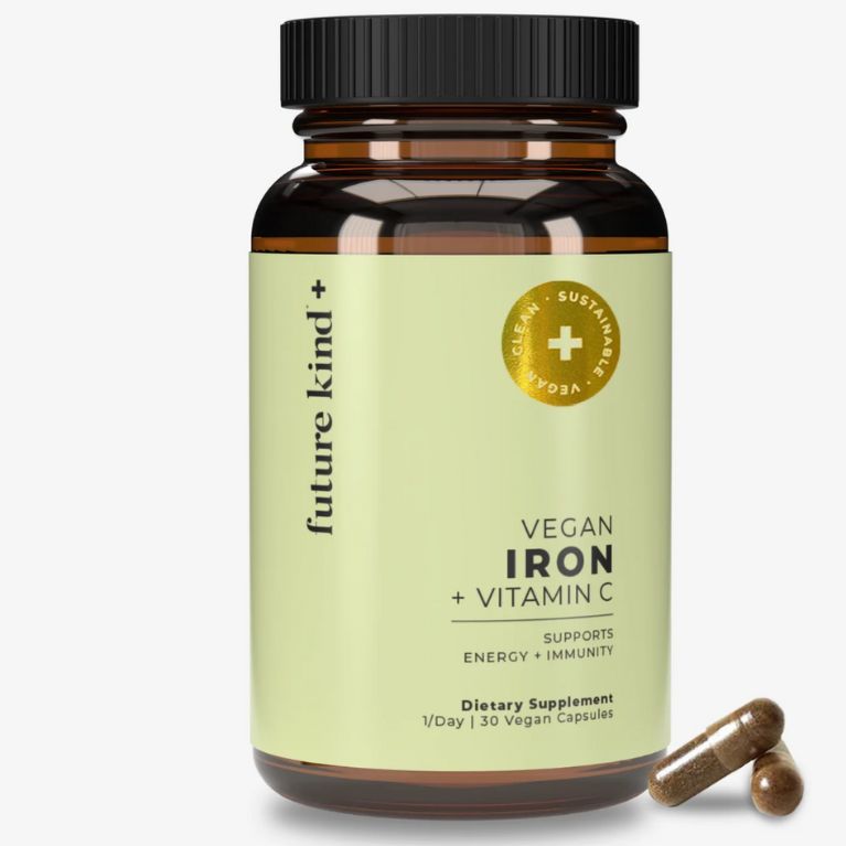 Future Kind Vegan Iron Supplement with Natural Vitamin C