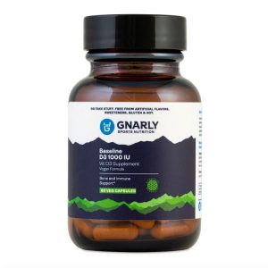 A bottle of Gnarly Sports Nutrition Vitamin D.