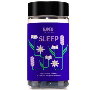 A bottle of Naked Nutrition Sleep Aid.