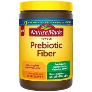 Nature Made Prebiotic Fiber - Powder supplement for digestive health in a 9.87 oz container