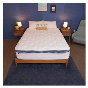 overhead-view-of-winkbed-mattress-on-a-bedframe-laying-in-a-bedroom