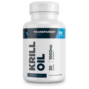 Transparent Labs Krill Oil - 1000mg per serving, 60 softgels, 30 servings