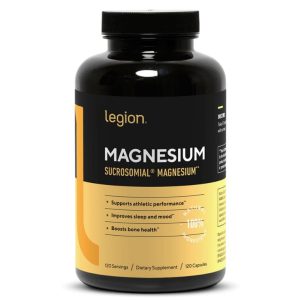Legion Magnesium Sucrosomial Magnesium dietary supplement bottle