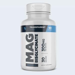 Transparent Labs MAG Bisglycinate dietary supplement bottle